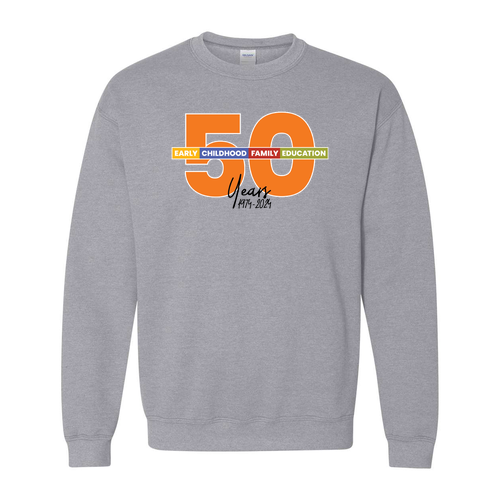 Gildan Heavy Blend Crew Neck Sweatshirt -- Sport Grey