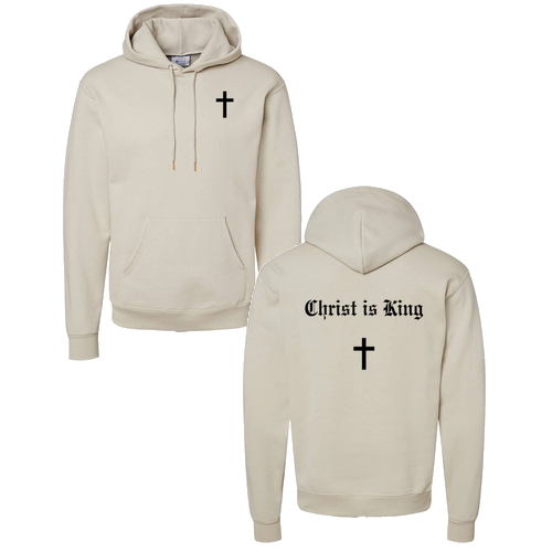 Champion Powerblend Adult Hooded Sweatshirt -- Sand