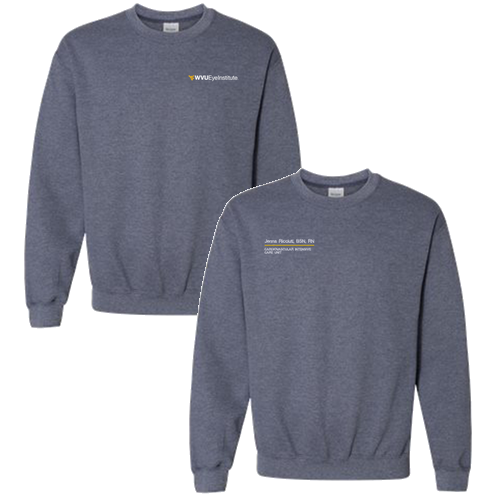 Gildan Heavy Blend Crew Neck Sweatshirt -- Heather Sport Dark Navy