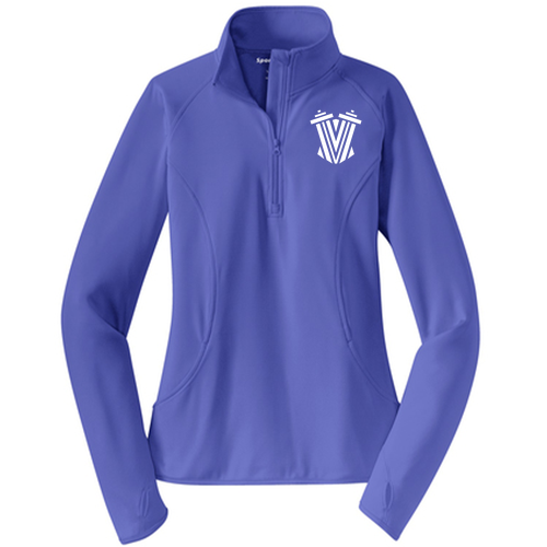 Victress Half Zip Pullover -- Iris Purple