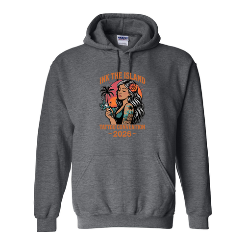 Sunset Adult Hooded Sweatshirt -- Dark Heather