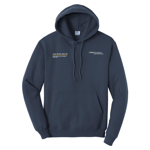 Port and Company Core Fleece Pullover Hooded Sweatshirt -- Navy