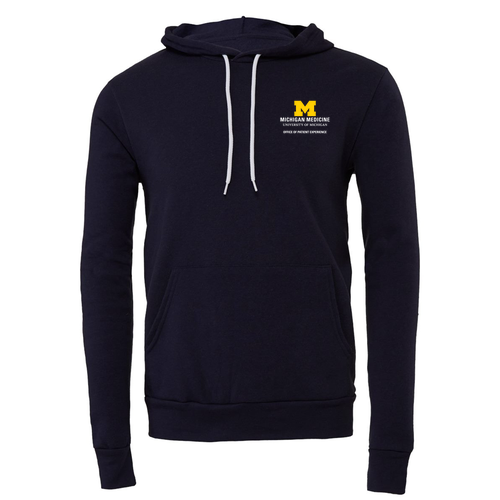 Mens/Unisex Bella Canvas Soft Sponge Fleece Hoodie -- Navy