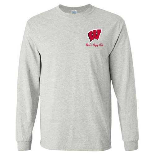 Gildan Ultra Cotton Longsleeve Basic T-Shirt -- Ash