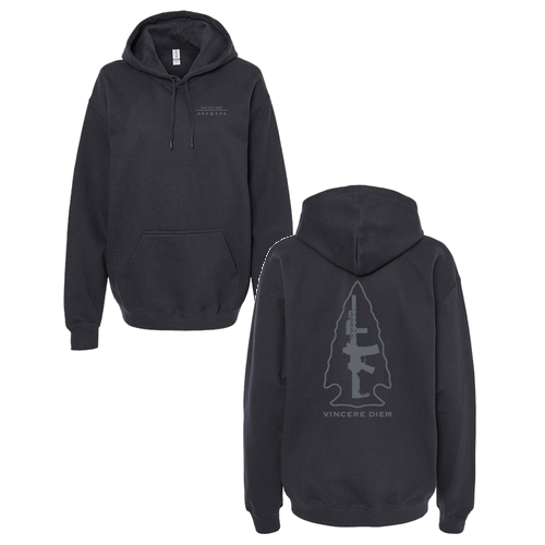 Gildan Adult Softstyle Fleece Pullover Hooded Sweatshirt -- Black
