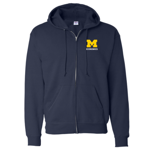 Hanes Eco Smart Full Zip Hood -- Navy