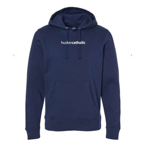 J America Unisex BTB Fleece Hooded Sweatshirt -- True Navy
