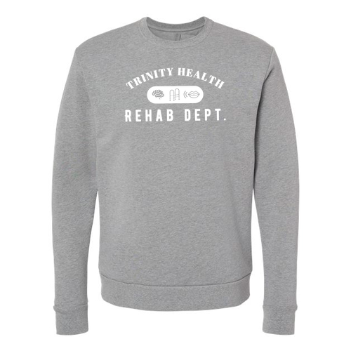 Next Level Unisex Malibu Crewneck Sweatshirt -- Heather Gray