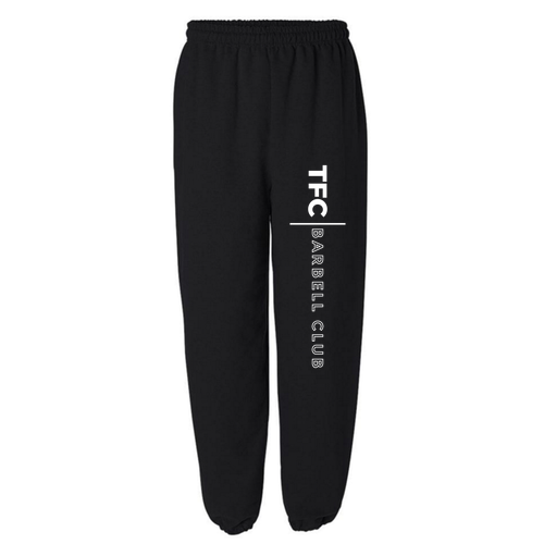 Elastic Bottom  Black Sweatpants