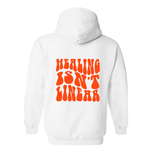 Gildan Heavy Blend Hooded Sweatshirt -- White