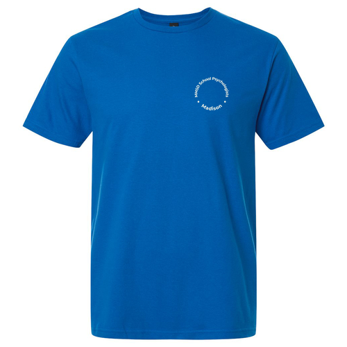 MMSD School Psychologist T-Shirt -- Neon Blue