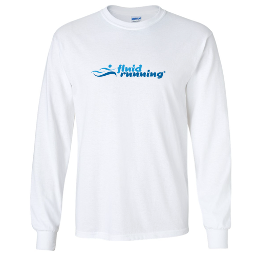 Fluid Running Longsleeve T-Shirt -- White