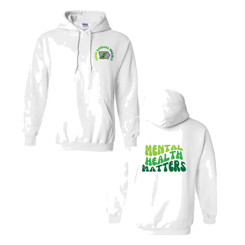 Gildan Heavy Blend Hooded Sweatshirt -- White