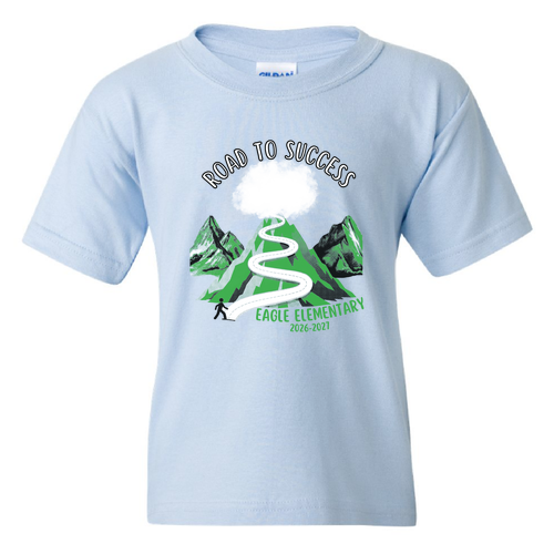Gildan Heavy Cotton Youth Tee -- Light Blue