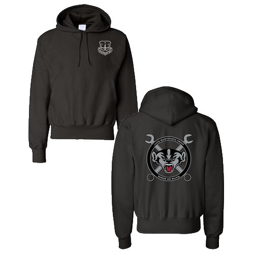 Champion Reverse Weave Hooded sweatshirt -- Black