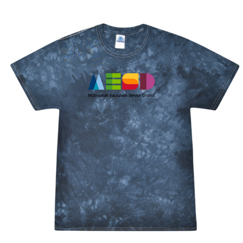 Tie-Dye Crystal Wash T-Shirt -- Navy