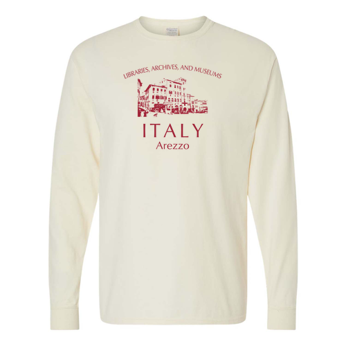 ComfortWash by Hanes Garment Dyed Long Sleeve T-Shirt -- Parchment