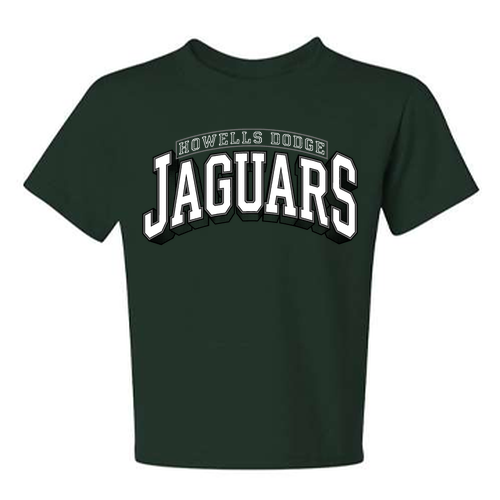 Jerzees Youth 50/50 Heavyweight T-Shirt -- Forest Green