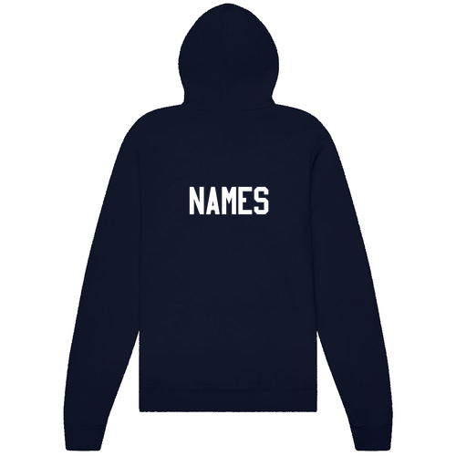 BELLA + CANVAS Sponge Fleece Hoodie -- Navy