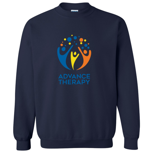 Gildan Heavy Blend Crew Neck Sweatshirt -- Navy