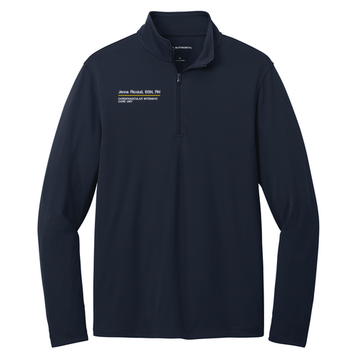 Port Authority Dry Zone Uv Micro-Mesh 1/4-Zip -- River Blue Navy