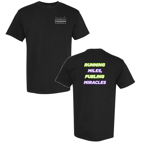 Runner Comfort Colors Heavyweight Adult T-Shirt -- Black