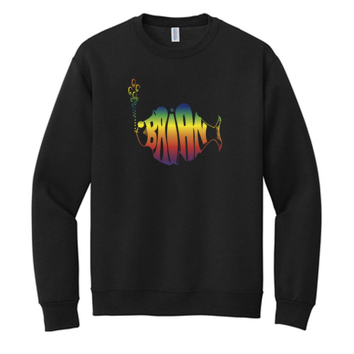 Jerzees 9 oz Super Sweats Nublend Adult Crew Sweatshirt -- Black