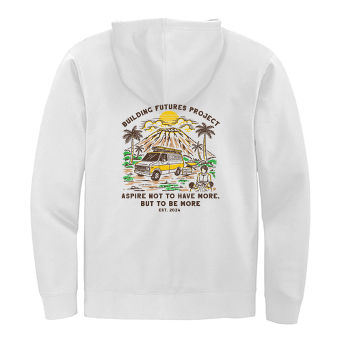 District V.I.T. Fleece Full-Zip Hoodie -- White