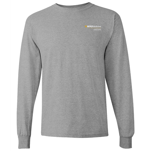 Gildan Heavy Cotton Longsleeve Basic T-Shirt -- Sport Grey