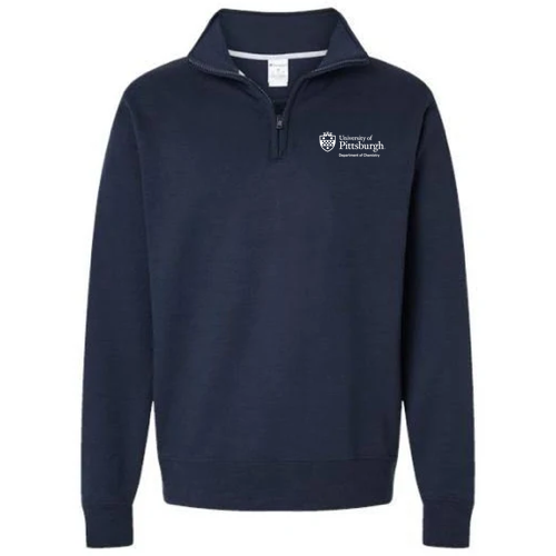 Champion Unisex Powerblend Quarter-Zip Pullover -- Navy