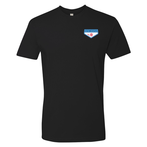 Boyne Mountain Logo 2 Full Color -- Short Sleeve Black