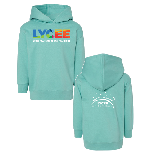 Toddler Pullover Fleece Hoodie -- Saltwater