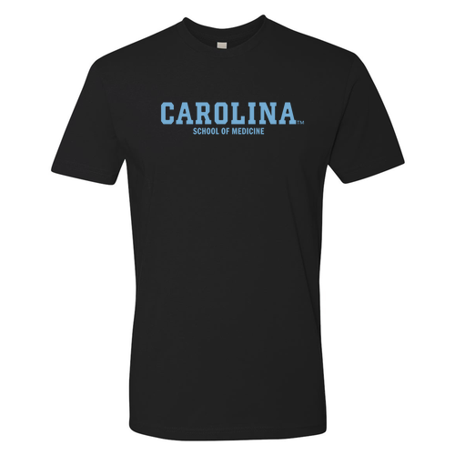 Next Level Mens Fitted Short Sleeve Tee -- Black -- Carolina Med