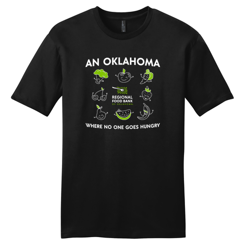 District Threads Very Important Tee --Food Black