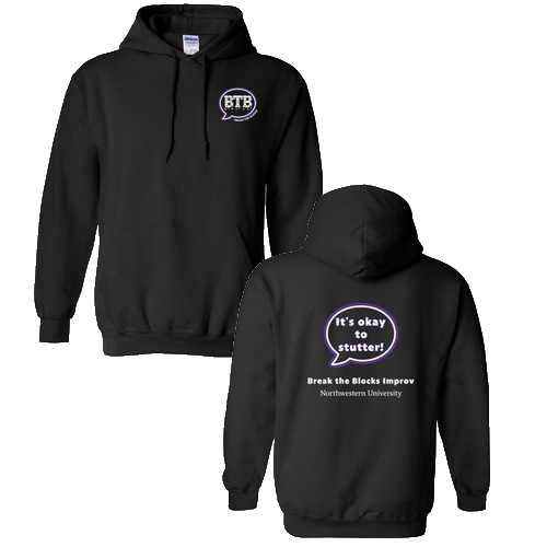 Gildan Heavy Blend Hooded Sweatshirt -- Black