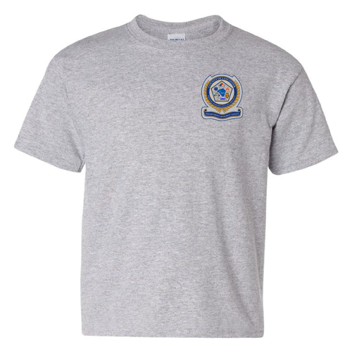 Youth Cotton T-Shirt -- Sport Grey