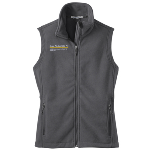 Port Authority Ladies Value Fleece Vest -- Iron Grey