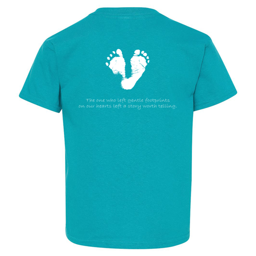 Youth Gildan Heavy Cotton Basic T-Shirt -- Tropical Blue
