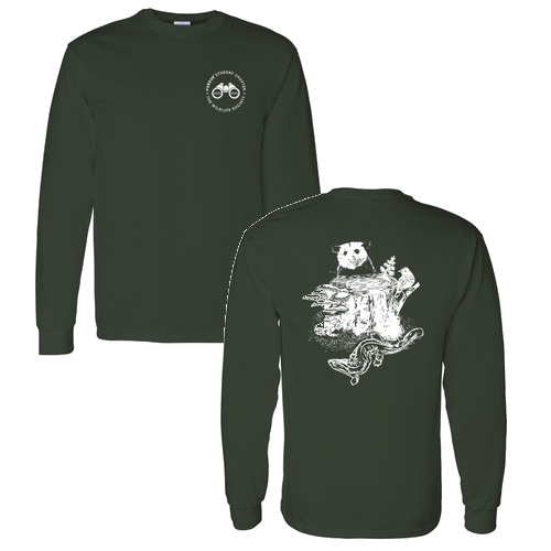 Gildan Heavy Cotton Longsleeve Basic T-Shirt -- Forest Green