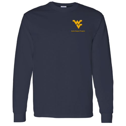 Gildan Heavy Cotton Longsleeve Basic T-Shirt -- Navy