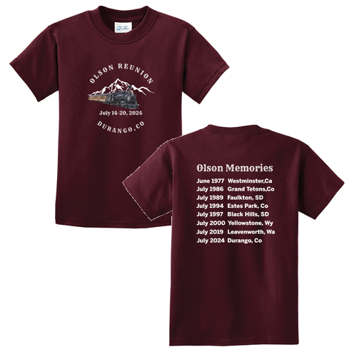 Port and Company Youth 100% Cotton Essential T-Shirt -- Athletic Maroon