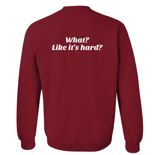 Gildan Heavy Blend Crew Neck Sweatshirt -- Cardinal Red
