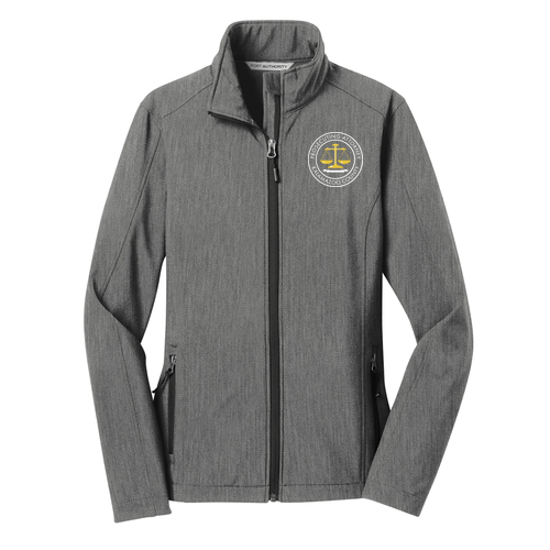 Port Authority Ladies Core Soft Shell Jacket -- Pearl Grey Heather