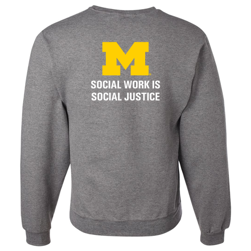 Jerzees 8 Oz., 50/50 Nublend Fleece Crewneck Sweatshirt -- Oxford