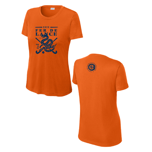 Ladies Sport Tek Competitor Wicking Tee -- Deep Orange