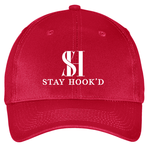 Port and Company 6-panel Twill Hat -- Red