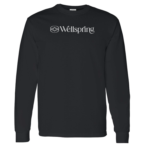 Gildan Heavy Cotton Longsleeve Basic T-Shirt -- Black