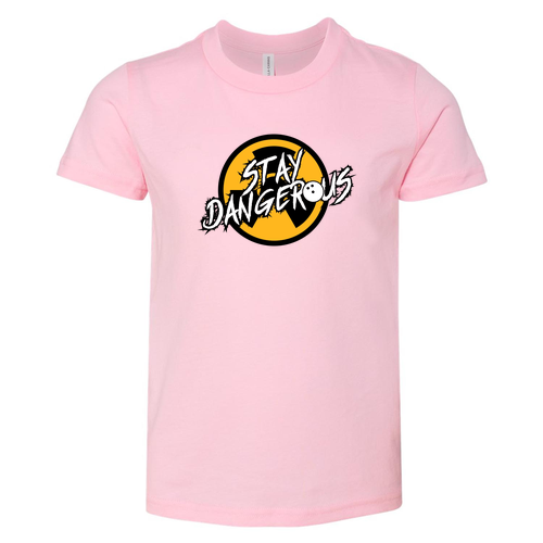 Bella Canvas Youth Short-Sleeve T-Shirt -- Pink