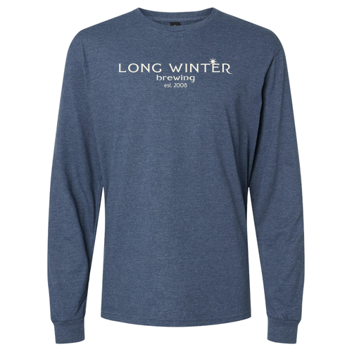 Gildan Softstyle CVC Long Sleeve T-Shirt -- Navy Mist
