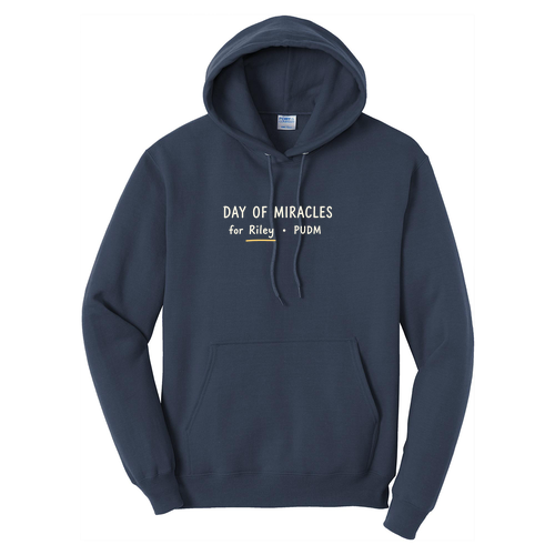 Port and Company Core Fleece Pullover Hooded Sweatshirt -- Navy